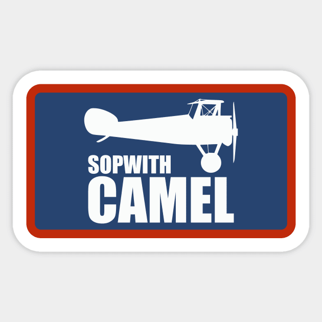 Sopwith Camel Sticker by Tailgunnerstudios